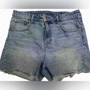 Brock Collection x H&M Jean Shorts Size 12 Zipper Fly 5 Pocket Medium Wash